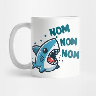 Nom Nom Nom: Hungry Shark Mug